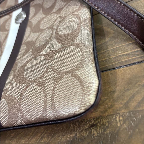 Coach Tan and Brown Crossbody Bag - Picture 7 of 8